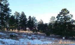 Choice Black Hills Lot, close to town, plenty of trees for privacy,level building site, wonderful views to the West & East, paved road, Black Hawk Water, gas,power and phone to lot line. Premier Builder available if requested with multiple home plans.