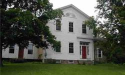 Historic, circa1800's Colonial home waiting for your finishing touches. Built by a senator and later owned by one of Lincoln's Civil War generals, 1 acre. Over 3700 sq ft. 5 bedroom, 2 bath. 4 fireplaces (not operational at this time). Pocket doors, new