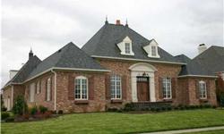 Awesome French Country Custom Home full of luxury custom touches such as Barrel vaulted ceilings, gourmet kitchen with high end appliances, luxurious cypress wood floors in the vaulted great room with a custom fireplace as the centerpiece. The main floor