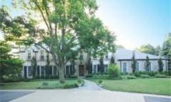 Singular opportunity for private park like setting on 1.2 acres French Normandy recently enlarged & updated w/ finest materials blends seamlessly w/ original structure. Exquisite formal rms, FR w/ coffered ceiling, library, new gourmet kit, breakfast