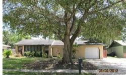 Ridgewood Estates. Ranch style house with living/dining rooms ad kitchen/family rooms. Three bedrooms, two baths, attached 1 car garage, in ground pool with screened lanai, and privacy fenced yard. House is a fixer-upper, but has potential. Sold as is wit