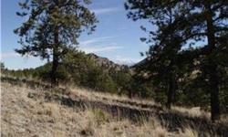 The driveway is in to a private south facing building site with views that include Cover Mountain, thick aspen groves and open grassy parks that are home to the local Elk herd. Seasonal water in a roadside gulley plus trees, meadows, rocks and a view of