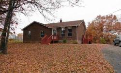 All brick ranch home nestled on wooded country lot yet conveniently close to everything. Good sized rooms upstairs and a partially finished basement provide comfortable living at an affordable price. Whether you are relaxing in front of the wood burning