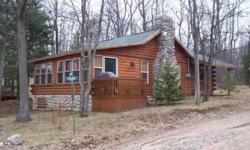 Beautifully remodeled cabin with three bedrooms, full bath & laundry. Custom kitchen with hickory cabinets and dishwasher. Living room is open with NG stove and vaulted ceilingcool loft area. One car garage. Naturally landscaped with log exterior. Sits on