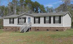 Solid mobile home on a permanent foundation and nearly 1/2 acre corner lot. it has 3 bedrooms, a cozy fireplace, and wonderful deck in the back. Nice privacy. Great location close to beaches, shopping, and bases. You can see Pettiford Creek from your