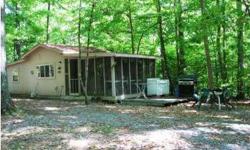 This is a quaint cabin located on the Hiwassee River situated on a gorgeous slightly sloping and wooded lot in Meigs county. The cabin features a large fully equipped kitchen with sitting area, a full bathroom, and a large bedroom (big enough to fit two