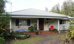 FANTASTIC OPPORTUNITY TO PURCHASE ON THE BIG ISLAND. THIS 2 BEDROOM 1 BATH CUSTOM BUILT HOME IN NANAWALE ESTATES HAS MANY WONDERFUL FEATURES INCLUDING; ITALIAN SLATE FLOORING IN KITCHEN, MEXICAN TERRA COTTA TILE IN LIVING AREA, HARD WOOD FLOORING IN BOTH