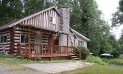 Don't miss this 1798 sqft creek front log home with addition. This home features 3 bedrooms, 1.5 baths, hardwood flooring, and a large stone fireplace. Enjoy the sight of the creek from the back deck which can be accessed from the master bedroom. Don't