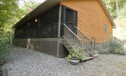 59 Sherry Lane Franklin NC - Franklin NC Real EstateFranklin NC Cabin for Sale Tremendous Value and Easy Living! 2 Bedroom, 2 Bath home with a nice vaulted ceiling, rock wood-burning fireplace, cheerful country kitchen and open floor plan. The home is