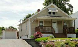 JUST STARTING OUT? DOWNSIZING? DON'T MISS THIS ADORABLE HOME. 2 BR, 1 BA, BEAUTIFUL HARDWOOD FLOORS; REPLACEMENT WINDOWS; UPGRADED ELECTRIC SERVICE; PULL DOWN STAIRS TO ATTIC FOR GREAT STORAGE; FULL UNFINISHED BASEMENT; DECK; DETACHED GARAGE WITH
