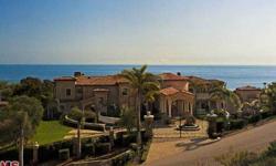 Major Malibu Estate. Unbelievable price reduction...over $3m for immediate sale! Prime Malibu Park location on over 5 acres, offering exceptional privacy coupled with panoramic ocean views. Custom built Jonathan Stout design, using only the finest quality