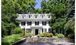 Located on a spectacular 2.8 acre property in the historic Mill Creek area of Gladwyne, "Fairview" is one of the Main Line's premier residences built in the mid-1700s. This beautifully restored residence features all of today~~~s modern amenities combined