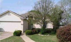 Gently lived in home in growing Leander; convenient to HEB, parks, city swimming pool, Library, and Devine Lake Park at back of subdivision. Tile backsplash and hard tile floors in kitchen, dining, entry, and baths; remaining areas are carpet. Good sized