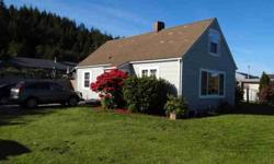 Great family home in a well established area in Reedsport. Located just minutes from the schools and area amenities. Includes 1554 sq ft living space with 3 bedroom/1 bath, bonus room, formal dining room w/slider to the fenced back yard, wood floors, fire