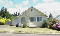 IN COQUILLE'S SANFORD HEIGHTS -- Two - possibly three - bedroom, 1 & 3/4 bath home on 80x100 lot, recently remodeled with fibercement siding, vinyl windows, newer roof overlay; large living room, modern kitchen w/pantry, dining room, bonus room; fenced
