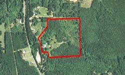 Privacy within city limits. Two nice ridges for home sites, 16 acres 9-10 year old pine plantation, creek, and large oaks and pecan trees. Located on 212' of frontage on Camp road on north side of Farmerville. Utilities available. Mineral rights