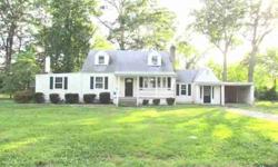 7383 LUCK AVENUE, is an all vinyl Cape Cod house located on a level lot at the end of street next to Mechanicsville Elementary School. House has a first floor master suite and a very large family room. House has been updated with central AC, oil heated