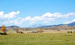 Views are of Longs Peak are yours today from this great lot near Carter Lake. Water tap is NOT included at this price. Good commuter location to Longmont, Loveland, Berthoud, Ft. Collins and other Northern Front Range cities. Level Lot. Corner location.