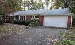 Wonderful Brick Rancher features an attached 2 Car Garage and Screened Porch on almost half acre. Welcoming Foyer with Hardwoods. Updated Eat-in Kitchen w/New Countertop, Tile Backsplash, New Appliances and All White Cabinets. Formal Dining Room w/French