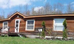 3 bedroom, 2 bath modular home with panoramic mountain and valley views, minutes to Belleayre and Plattekill Ski areas and Pinehill Lake. Living room with vaulted ceiling, Pellet stove, dining area with pine plank panelled walls, kitchen w/granite