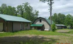 Beautiful, private setting! 40 acres of land, great for hunting. Home is well kept with 28x54 pole garage. Building has a loft, which is heated and insulated. The 2nd outbuilding was set for bee keeping. Tons of potential here! Gravel pit on property
