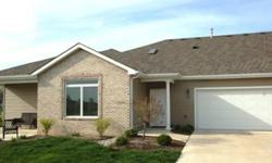 IMMACULATE one owner villa in northwest Ft. Wayne! Open concept lofted ranch w/ many amenities! Tray ceiling w/ crown molding in great room, crown molding in both bedrooms, wrought iron balusters, and much more! Stainless steel appliances stay! Loft and