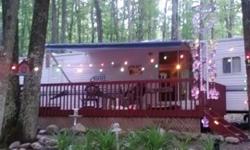 Sleeps 6-8 comfortably. Located on the Lake Hilbert Campground Goodman WI Lot rent paid until next March (2013). Lot rent only $1250 per year. Water included. Large, landscaped yard, nice large deck, 10x16 large shed with steel roll door and tin roof. ATV