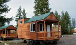 Custom built from 6 to 8 weeks Certified and inspected like an RV With the quality and longevity Of a Log HomePine Interior/cedar exterior From 144 sq feet to 400 sq feet On skids or a custom steel trailer From $12,000 to $ 38,000 Many models to choose