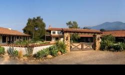 Rancho San Leandro is situated atop a ridge in Montecito, commanding stunning views of the Pacific Ocean and Santa Ynez Mountains. This historic property boasts, as its centerpiece, one of the oldest and most authentic adobe homes in California.
This