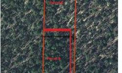 Wooded property in the Country. This is a rural subdivision with Restrictive Covenants. Mobile Homes are not allowed. This is one of 2 properties available, Parcel "A", the front parcel. The rear parcel, Parcel "B", is a flag lot and is also available-see