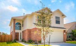 Take joy in this NEW 4 bedroom, 2.5 bath, quality home located in Highland Creek Ranch! This ENERGY EFFICIENT house delivers on a 14-SEER A/C unit with programmable thermostat, black GE appliance package, high ceilings, upgraded dark cabinets, all