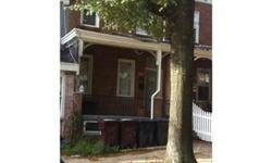 3-story spacious brick front townhouse available in Wilmington, close to hospital and accessible from Interstate 95. Features front porch, back deck, 2nd floor laundry. Home needs work. Perfect opportunity for an investor oar handyman. Short sale.