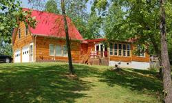 Unique home with cabin feel on 2 +/- acres. 468 square feet finished room over garage with poplar floors, great for man cave or entertainment room or playroom. Heat Pump, oil monitor heater and 2 window units stay with home. Sunroom leading to deck. Many