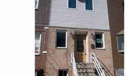 South Philadelphia Row home located within walking distance to Stadiums and public transportation.Property is sold "AS-IS" including any existing appliances,plumbing,heating and air conditioning and electrical systems.Offers will not be considered