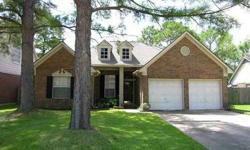 One of Village Builders most popular plans! All Brick 1 Story * Full Sprinkler System * Extensive Tile Flooring * Formal Dining w/entry to Kitchen * Large Family Room w/Gaslog Fireplace * High Ceilings, Crown Molding, Fresh Neutral Paint * Island Kitchen