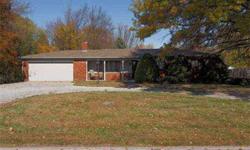 This is a low maintenance home. All brick ranch, with newer Anderson replacement aluminum clad windows & aluminum soffits. Homes has been freshly painted inside, & new tile floors in both bathrooms and entry. Hardwoods have been uncovered & refinished.