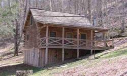 VERY NICE CABIN IN THE WOODS. BUILT WITH 6 INCH SOLID LOGS, VAULTED CEILINGS AND LOFT AREA. WOODSTOVE AND ELECTRIC BB HEAT. NEAR NATIONAL FOREST LANDS. PROPERTY HAS OVER 200 FEET OF FRONTAGE ON BECKYS CREEK. FRONTAGE AREA SUBJECT TO SEASONAL FLOODING.
