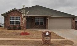 Amazing new Rausch Coleman home! Carengie floorplan. Living Room--Ceiling fan & energy efficient windows. Kitchen--Tile floor, breakfast bar, pantry & Whirlpool appliances. Master--Large enough for a king size suite, vaulted ceiling & ceiling fan. Moore