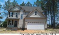 Awesome two story NEW house! Fireplace! Large lot! Open floor plan. Patio! Large master with walk-in closet, nice master bath!! Two car garage!! Only 7 miles to downtown Lillington, 15 miles to Sanford! 30 min to Bragg!!Listing originally posted at http