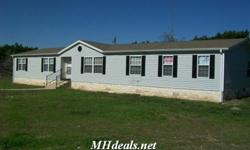 A Large, Wonderfully Conditioned, Double-wide Home with 8 Acres of land4 bedrooms2 bathrooms2128 square feet homeComes with also a nearby shed/barn and hitching postSome appliances availableCall