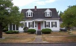 Cape Cod charming home with 4 bedrooms 3 baths one on each level. Living rm on main floor has fireplace and so does family rm in basement with carpetand bar area. All appliances stay in Kit. and Laundry. Breakfast nook off Kit. Large screened in porch,