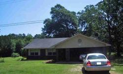 This 3 bedroom, 2 bath brick home is situated on 13.5 acres in Stonewall, just 30 minutes south of Meridian. The house features a glassed sunroom, a large laundry room and an insert with a Buck Stove. The property has various fruit and pecan trees and