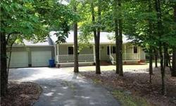 Wow, take a look at this ranch in a private, quiet, wooded setting, fresh paint, hardwoods, new spacious screened back porch. Great closet space, rocking chair front porch and space in the backyard for garden. Hustle, this is a great deal and won't last