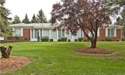 Custom Built brick ranch built in 1962 by original owner---hardly lived in!!! Great home for entertaining! Large living room opens to dining room with hardwood floors. Large family room off kitchen Kitchen has center isle and a gas fireplace! Finished