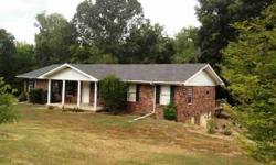 Brick home in country on 4 ac+/-, full walk out basement, no restrictions. Beautiful Rock bottom creek flowing thru back yard. Plenty of room for horse. Less than mile from state park & boat ramp! Property has septic & electrical hook up for another