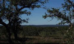 Excellent horse property with panoramic Hill Country views & easy building sites for home & barns. Cedars cleared to expose the beauty & fenced on 3 sides. Gated community with reasonable restrictions. Central to Austin, San Antonio & Hill Country