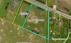 Great location for your business. In the city limits with water, sewer, natural gas and electric. State Highway access with existing accell/decell lanes. Survey available. There is another lot (1.5 acres)MLS #312025 adjacent to this if you need more