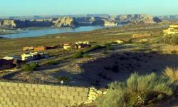One of the most unique hillside lots in Lake Powell Views has just come on the market. This was the lot the owner's dreams were to be built on but it didn't work out. Their loss could be your win. This lot has engineering reports, surveys and plans just