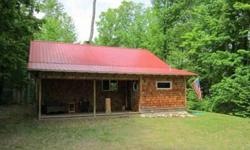 Cabin, built in 2003 has 2BR, 1BA + loft. Open living area has free standing wood stove, generator and gas lights. This nicely wooded property sits on a tributary of the Sturgeon River. Great spot to enjoy the wildlife and outdoor activities. Wood floors