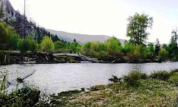 Incredible homes in this private and exceptional development on the banks of the Entiat River. This particular property enjoys a very rare setback for building of only 100' from the river itself. The on site septic system is installed, including two RV